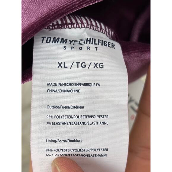 Tommy Hilfiger Sport Women’s XL Purple Velvet Racerback Sports Bra NWT - Picture 6 of 6